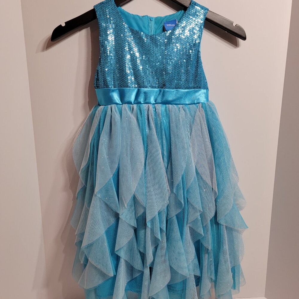 Disney Elsa Frozen Sequin Tulle Sleeveless dress